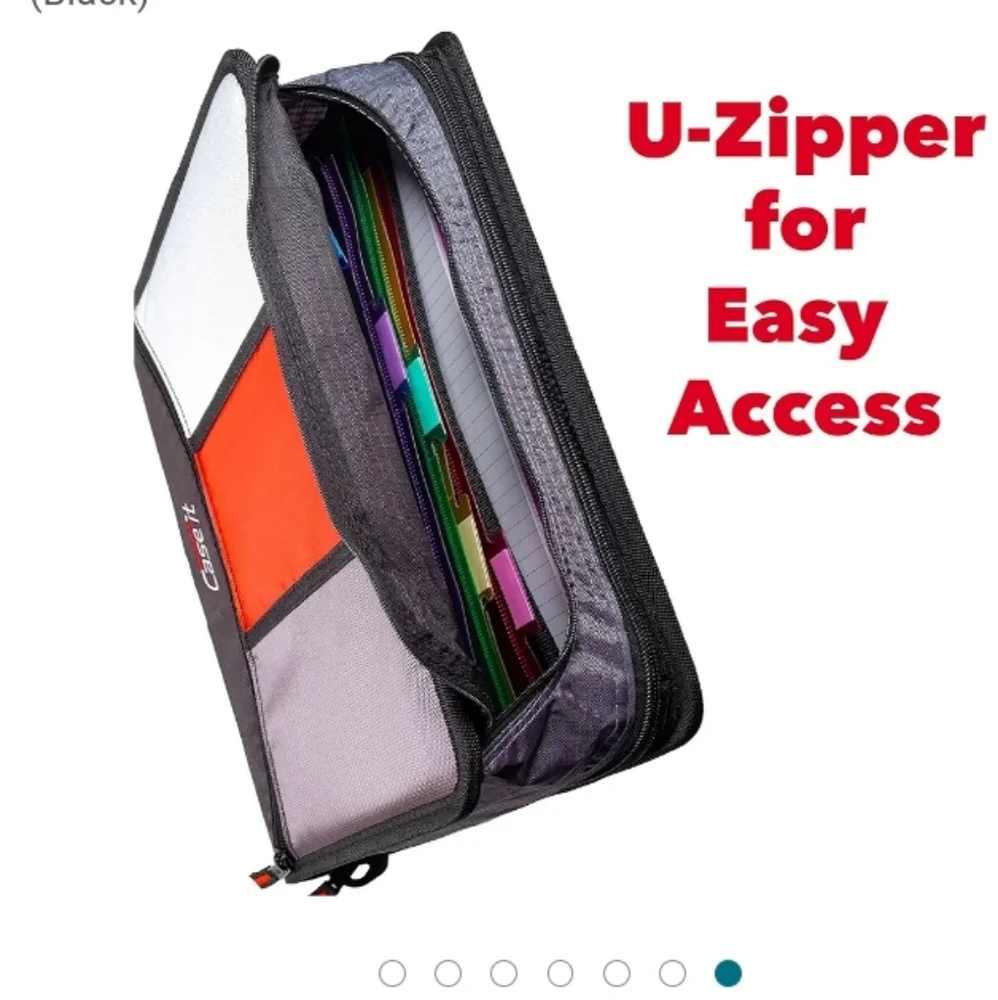 Case it 3 Ring Zipper Binder - Picture 12 of 13